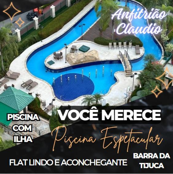 Barra Da Tijuca - 9 - Flat Premium Com Cozinha, Fogao Cooktop, Geladeira Grande, Smart Tv Grande, Lindo E Muitissimo Confortavel, Balsa Para A Praia Gratis E Estacionamento Gratuito Rio de Janeiro Exteriér fotografie